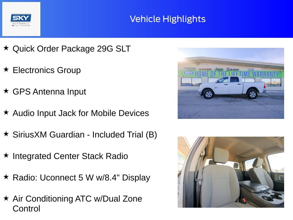 Used 2023 RAM 1500 Classic SLT w/ Electronics Group image 10