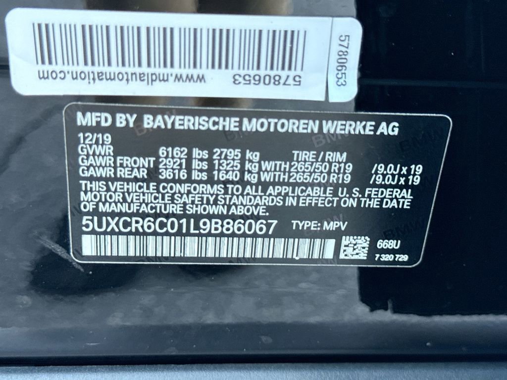 Used 2020 BMW X5 xDrive40i w/ Convenience Package image 26