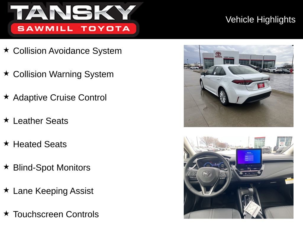 New 2026 Toyota Corolla XLE image 9