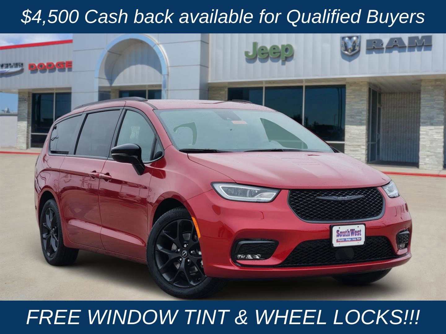 New 2026 Chrysler Pacifica Select w/ S Appearance Package FWD image 1