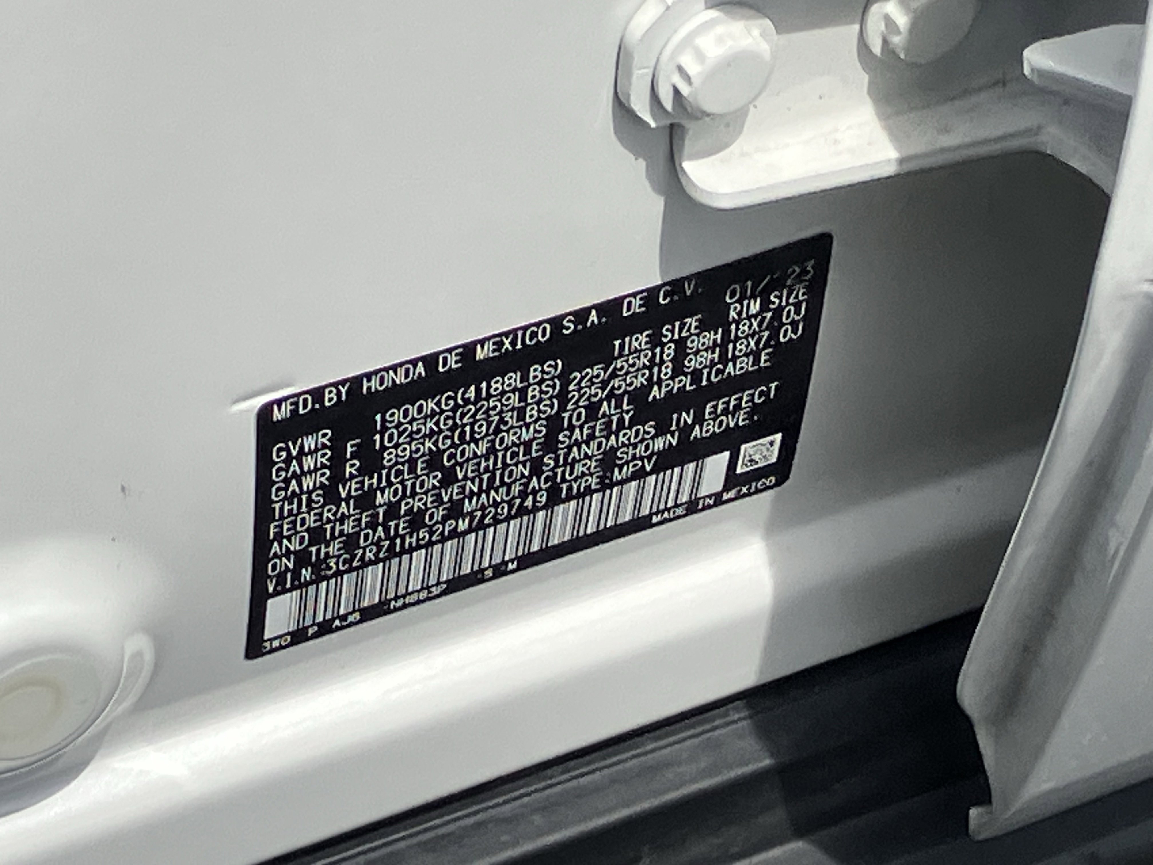 Used 2023 Honda HR-V Sport image 30