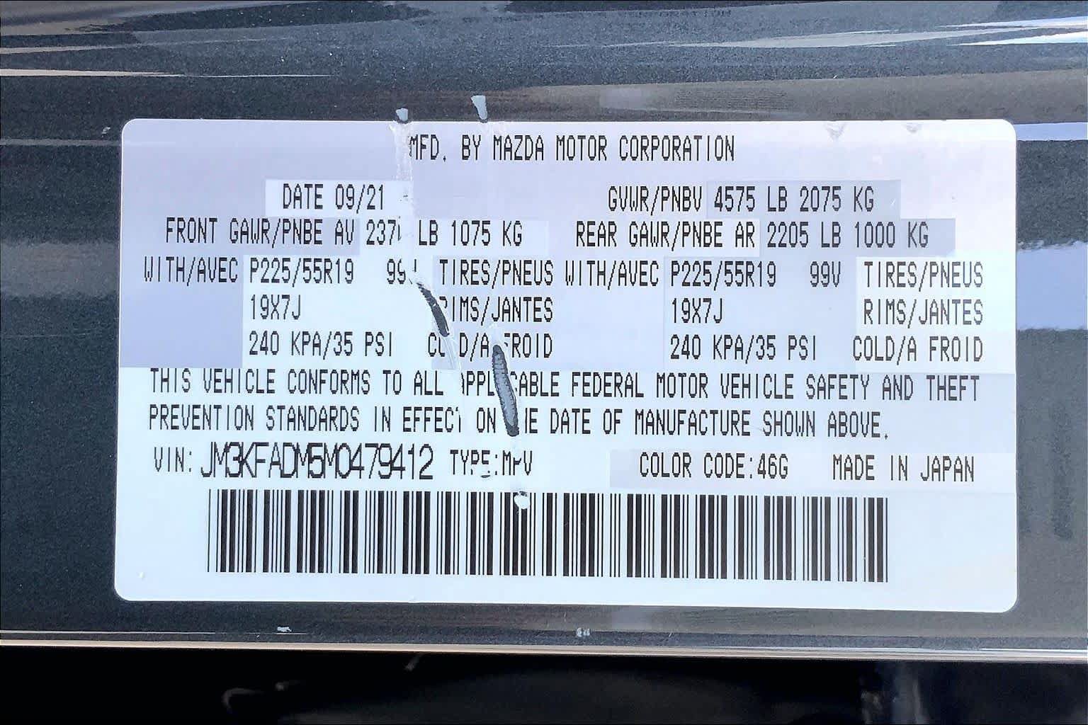 Used 2021 MAZDA CX-5 Grand Touring FWD image 29