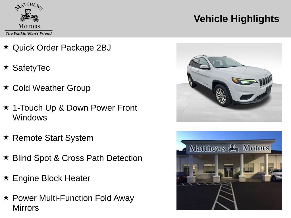 Used 2020 Jeep Cherokee Latitude w/ Cold Weather Group FWD image 12