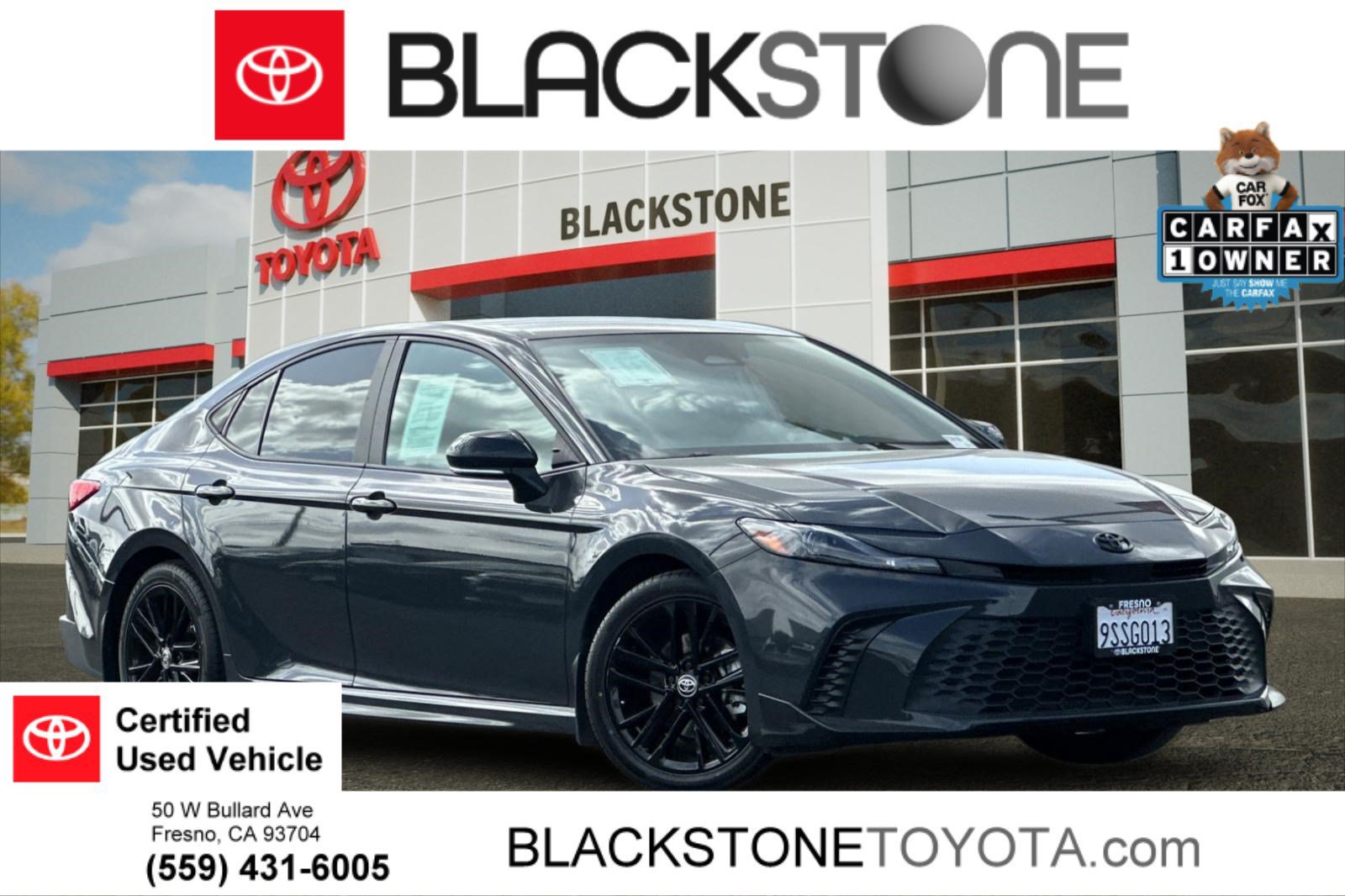 Certified 2025 Toyota Camry SE