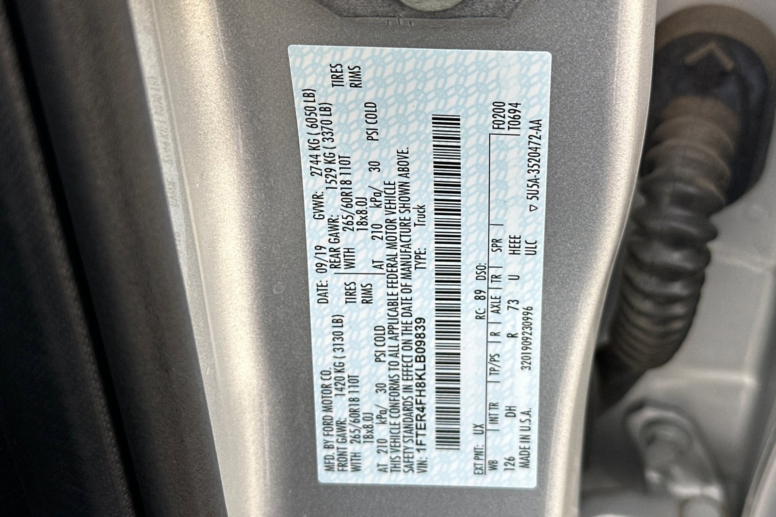 Used 2019 Ford Ranger Lariat w/ Equipment Group 501A Mid image 28