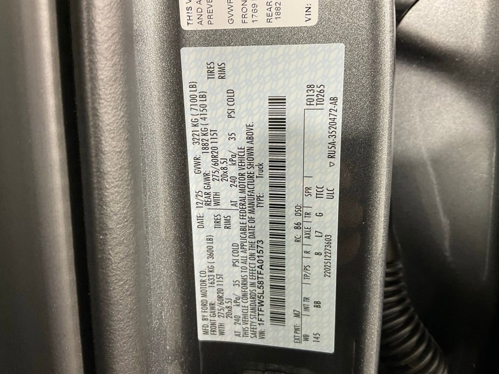 New 2026 Ford F150 Lariat w/ Equipment Group 502A High image 28