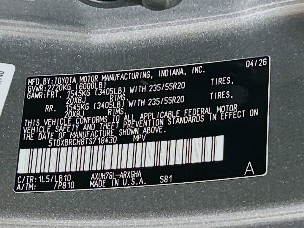 New 2026 Toyota Highlander Limited AWD/4WD image 31