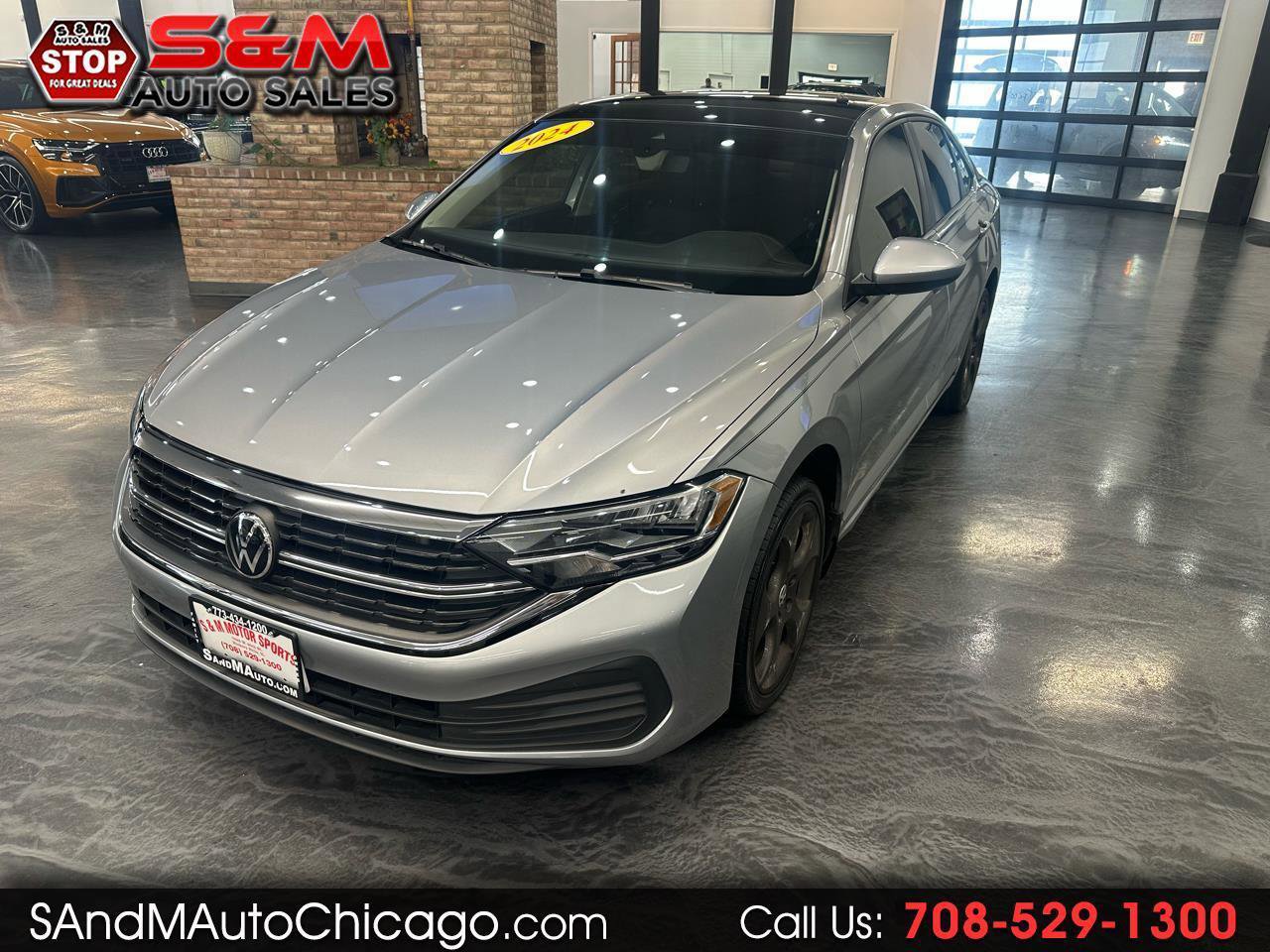 Used 2024 Volkswagen Jetta SE w/ Panoramic Sunroof Package FWD image 1