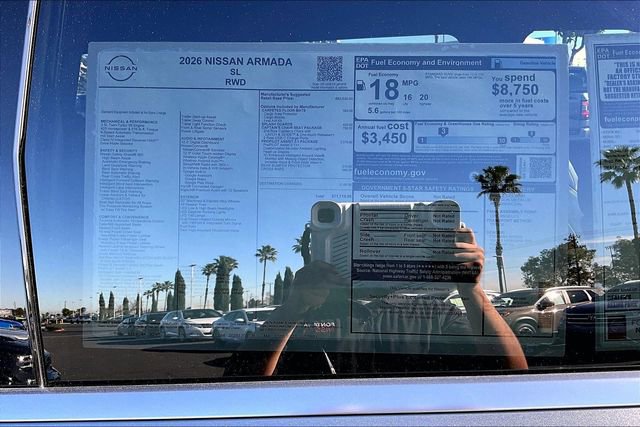 New 2026 Nissan Armada SL w/ Captain's Chari Seat Package image 14
