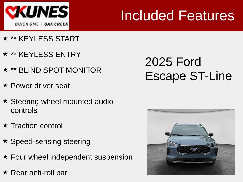 Used 2025 Ford Escape ST-Line AWD/4WD image 2