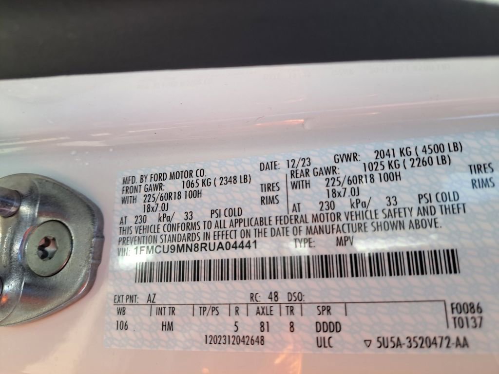 Used 2024 Ford Escape ST-Line w/ Tech Pack #1 image 26