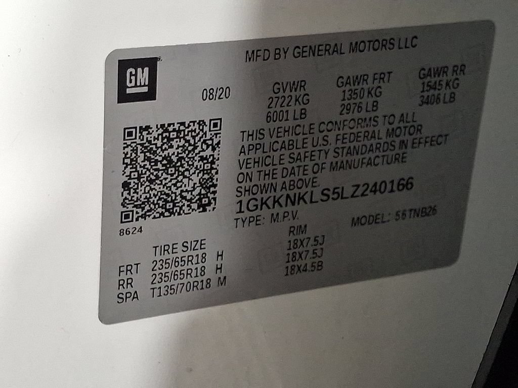 Used 2020 GMC Acadia SLE w/ LPO, Floor Liner Package FWD image 26