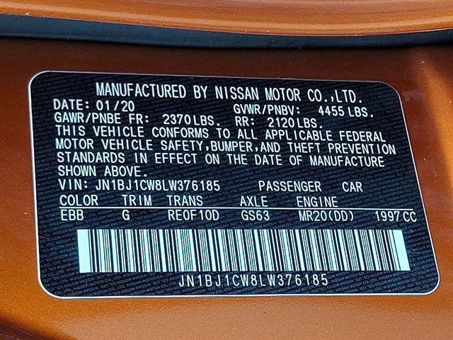 Certified 2020 Nissan Rogue Sport S w/ Appearance Package AWD/4WD image 26