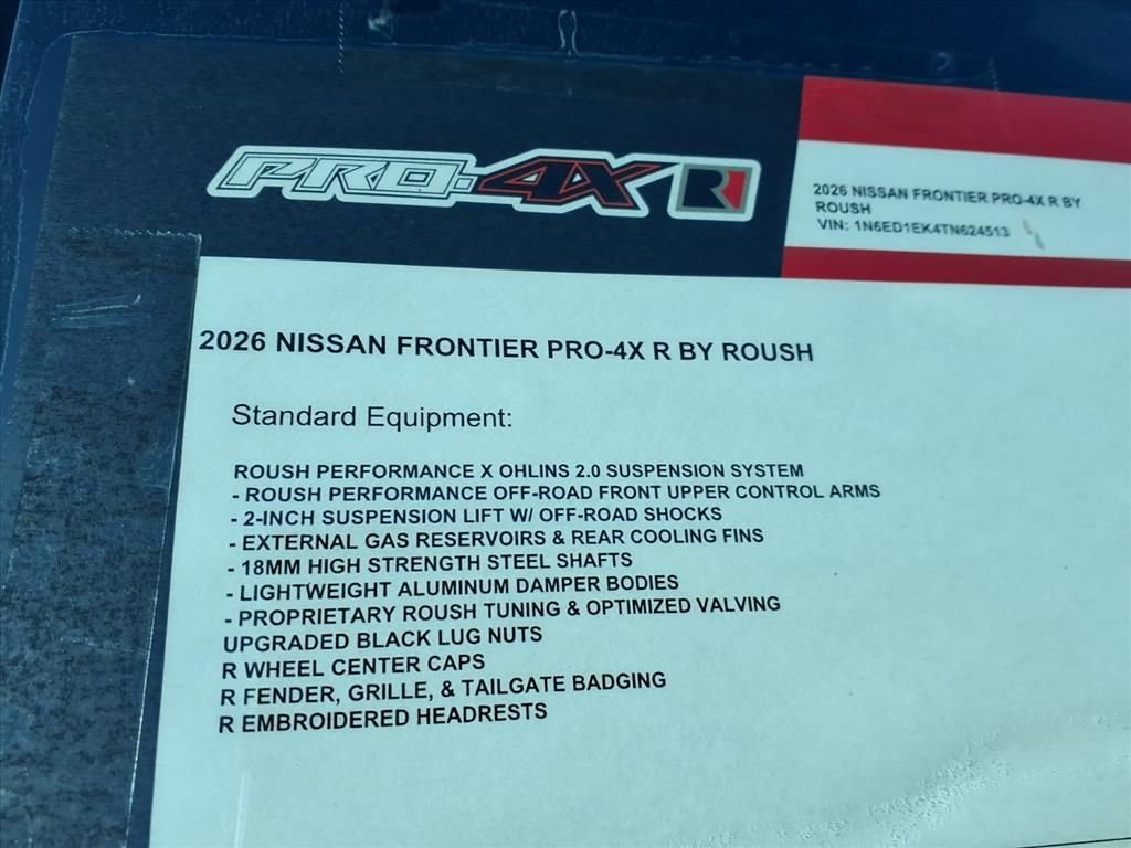 New 2026 Nissan Frontier PRO-4X w/ Pro-4x Convenience Package image 9