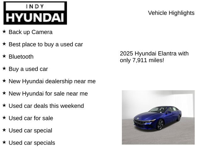Used 2025 Hyundai Elantra Limited FWD image 7