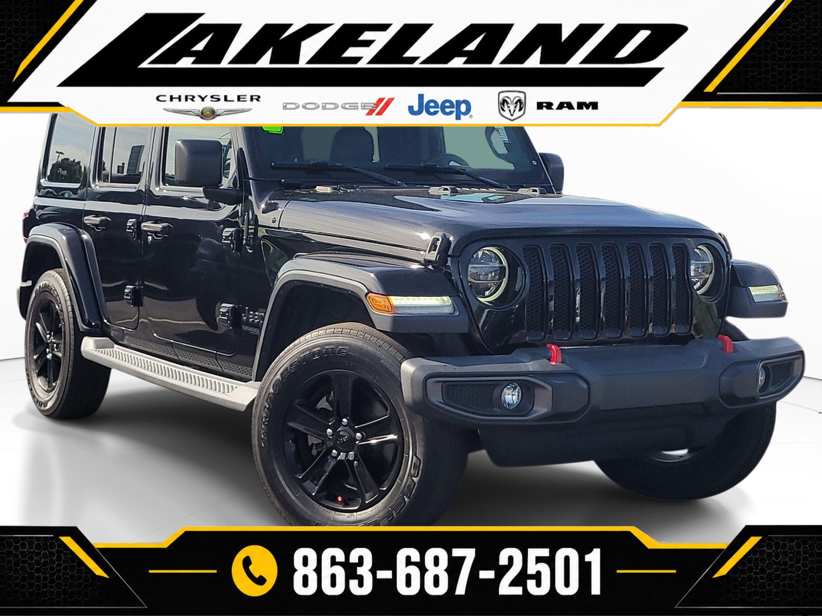 Used 2020 Jeep Wrangler Unlimited Sahara AWD/4WD image 1