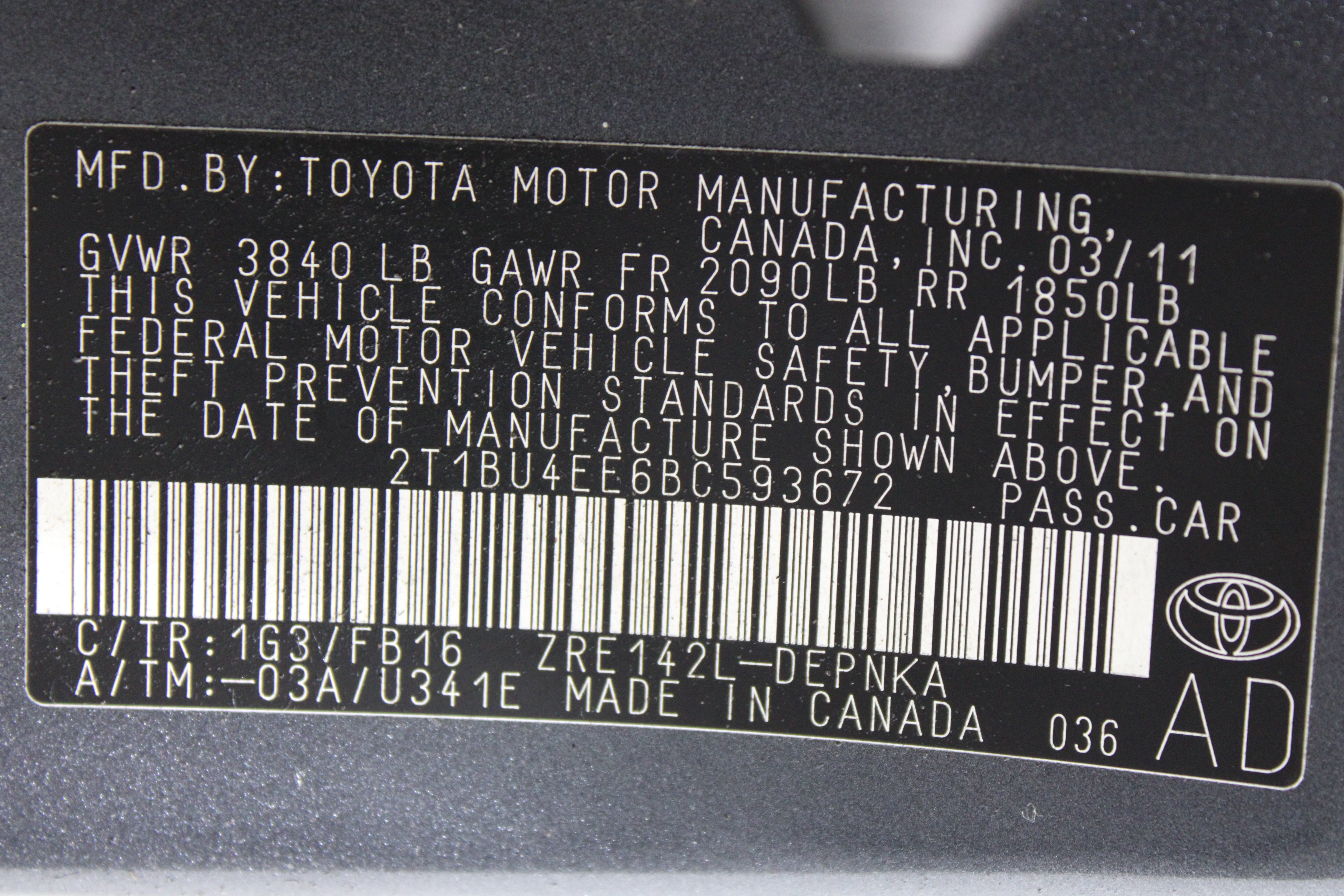 Used 2011 Toyota Corolla LE FWD image 36
