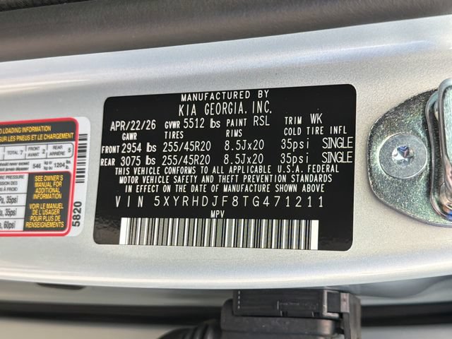 New 2026 Kia Sorento EX AWD/4WD image 25