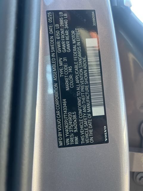 New 2026 Volvo XC90 B6 Core AWD/4WD image 10
