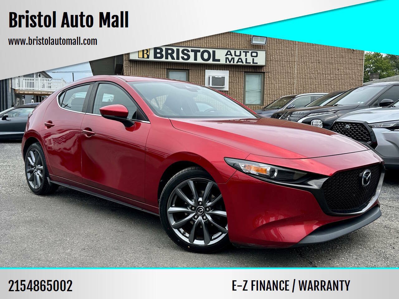 Used 2019 MAZDA MAZDA3 Hatchback w/ Preferred Package FWD image 1