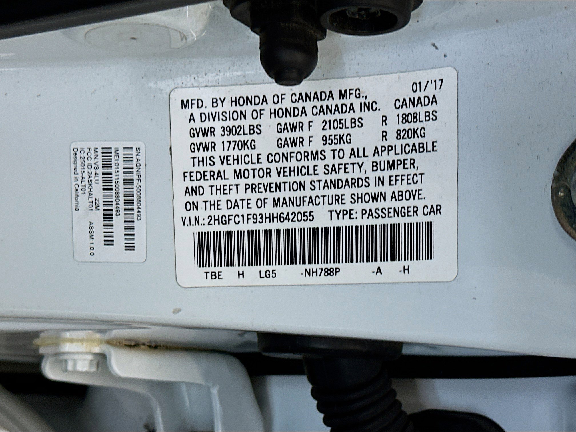 Used 2017 Honda Civic Touring image 12