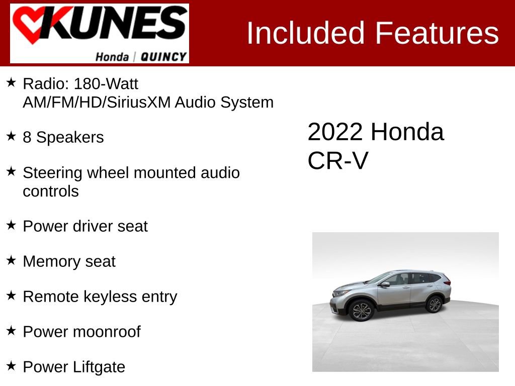 Used 2022 Honda CR-V EX-L image 2