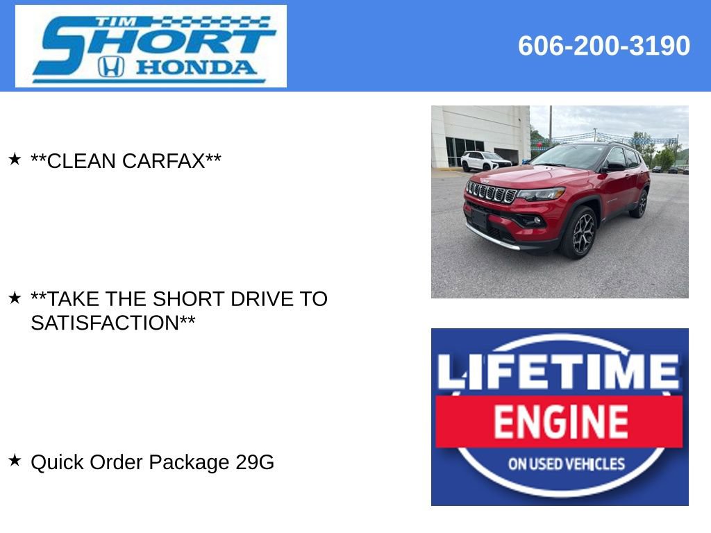 Used 2025 Jeep Compass Limited AWD/4WD image 5