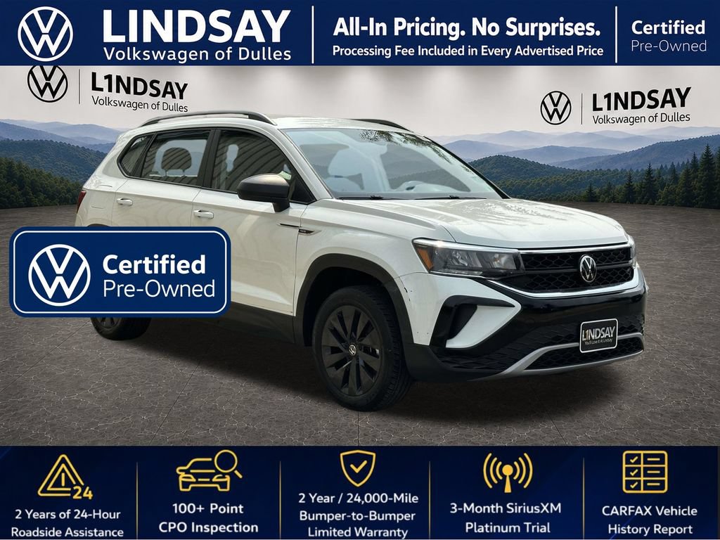 Certified 2023 Volkswagen Taos S w/ IQ Drive S Package