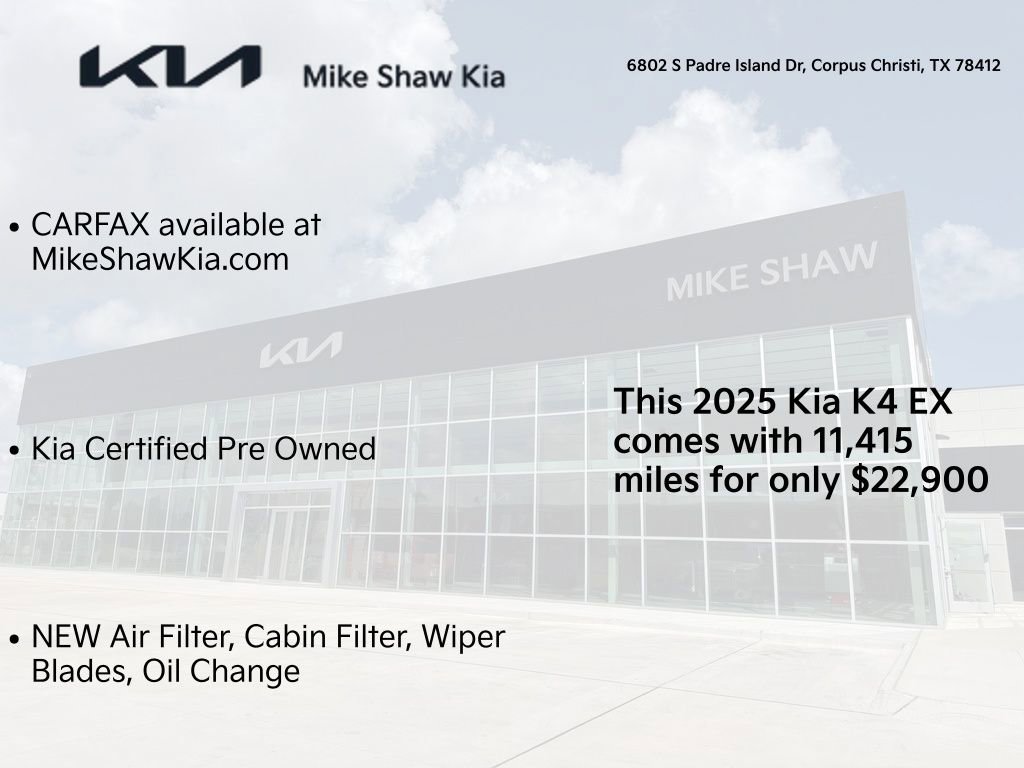 Certified 2025 Kia K4 EX FWD image 3