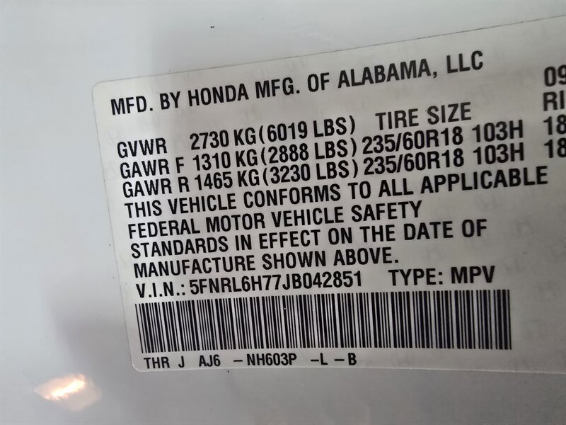 Used 2018 Honda Odyssey EX-L image 42