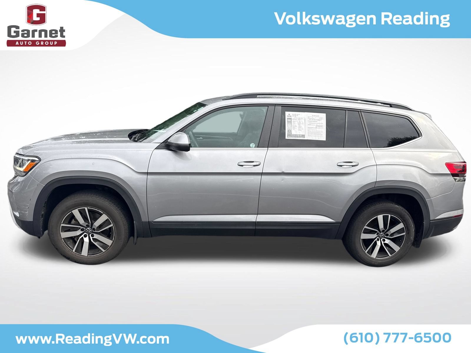 Used 2022 Volkswagen Atlas SE AWD/4WD image 2