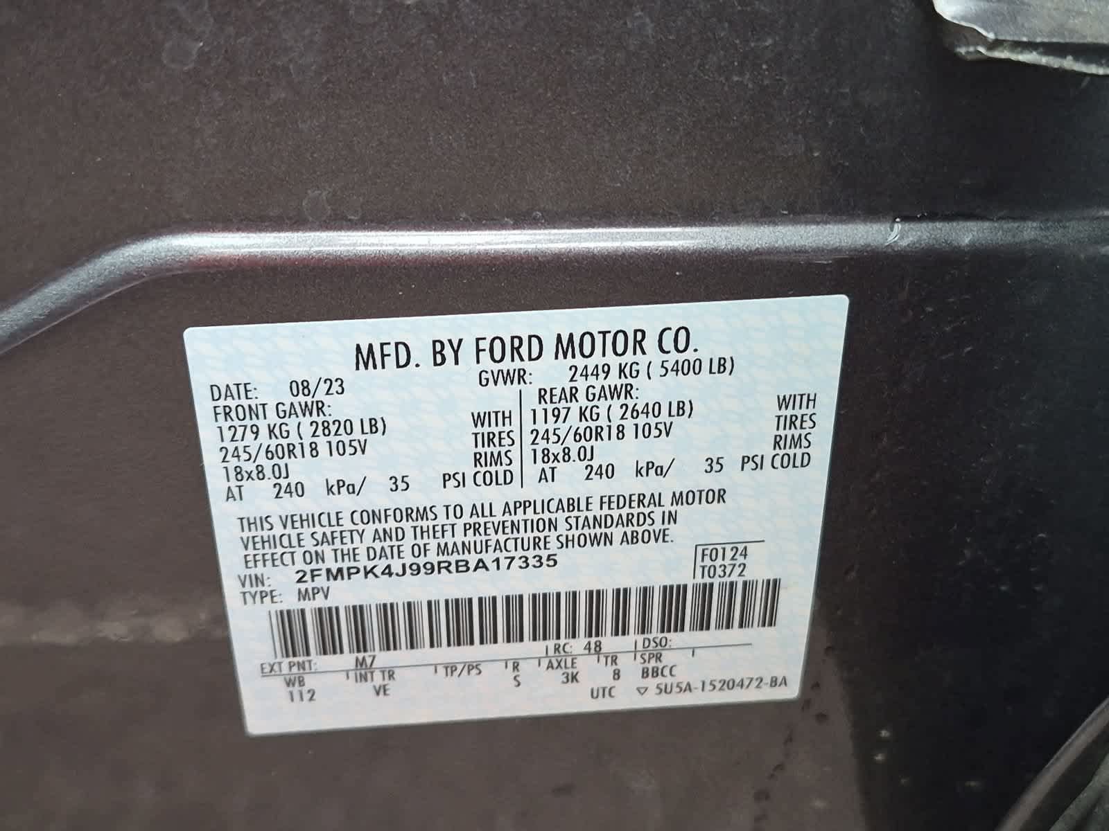 Used 2024 Ford Edge SEL w/ Convenience Package AWD/4WD image 35