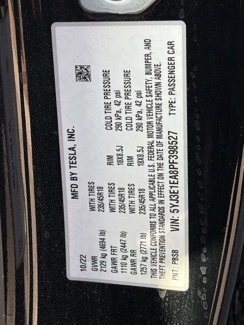 Used 2023 Tesla Model 3 Standard Range RWD image 31