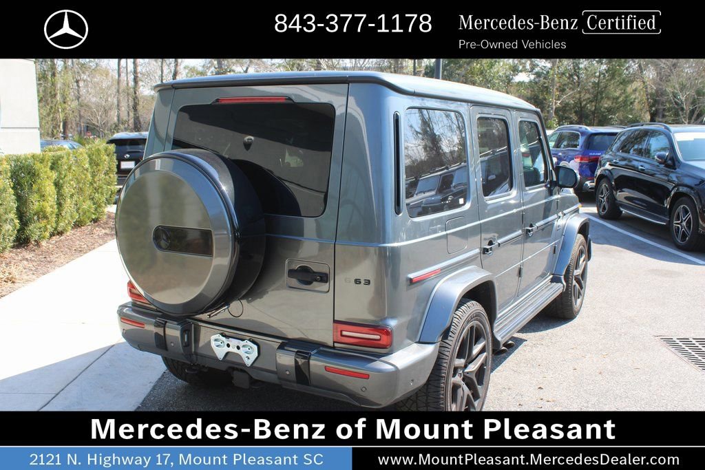Certified 2021 Mercedes-Benz G 63 AMG 4MATIC w/ G Manufaktur Interior Package image 5