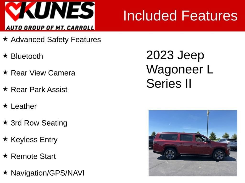 Used 2023 Jeep Wagoneer L Series II AWD/4WD image 3