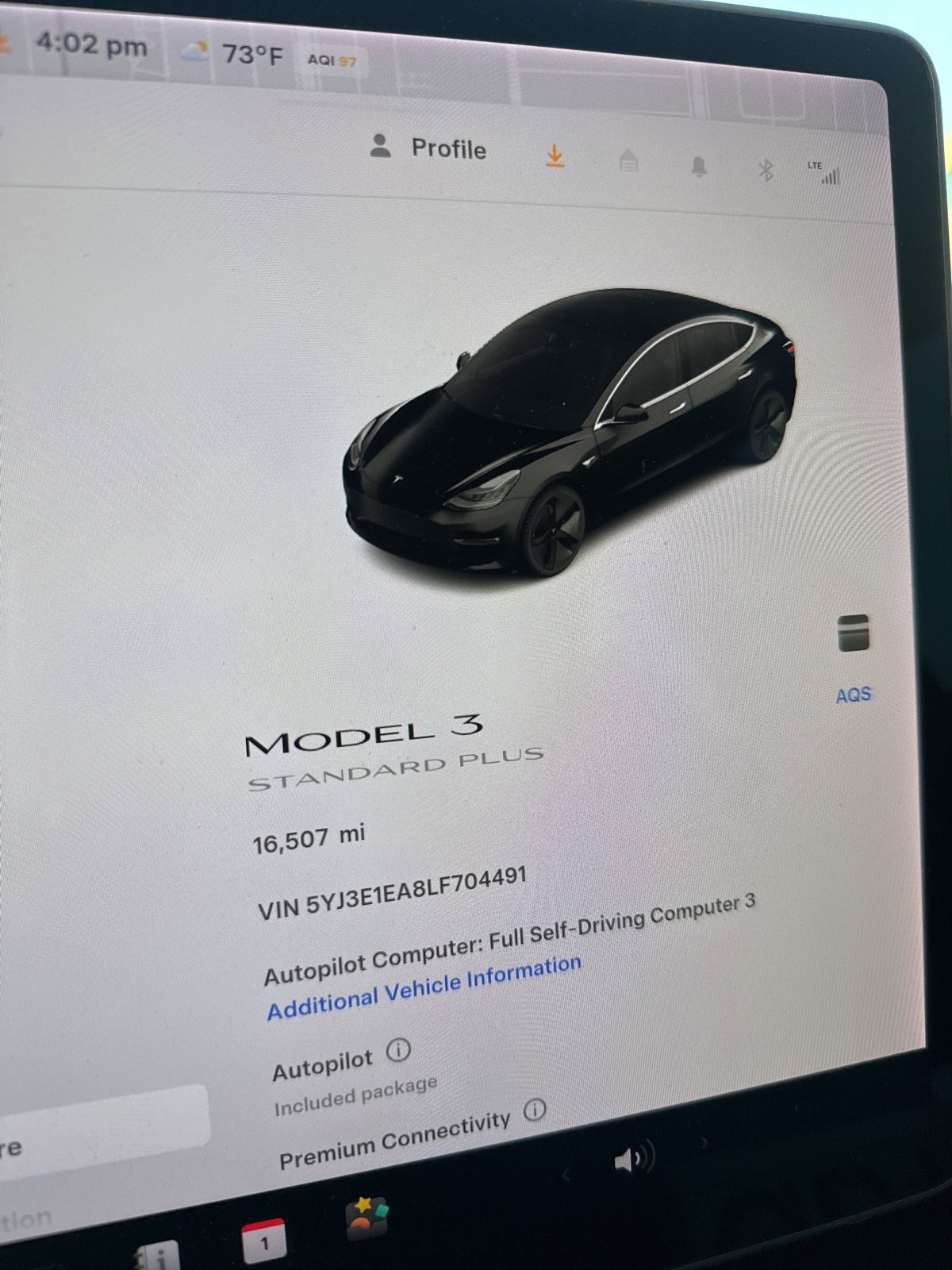 Used 2020 Tesla Model 3 Standard Range Plus image 8