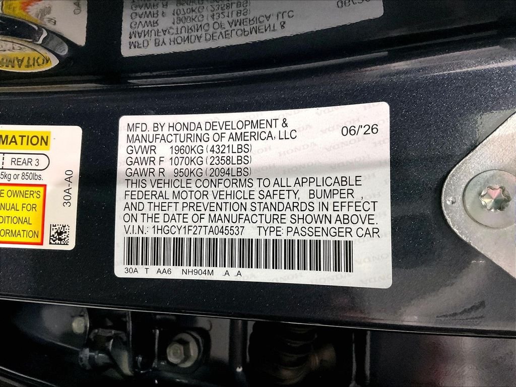 New 2026 Honda Accord LX image 17