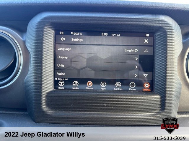 Used 2022 Jeep Gladiator Willys AWD/4WD image 22