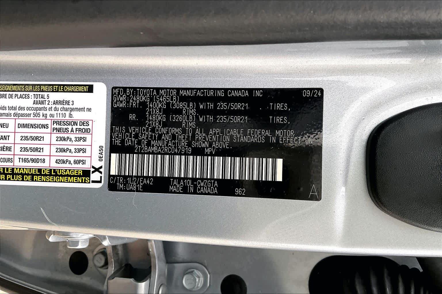 Used 2024 Lexus RX 350 Premium w/ Accessory Package (Z1) FWD image 34
