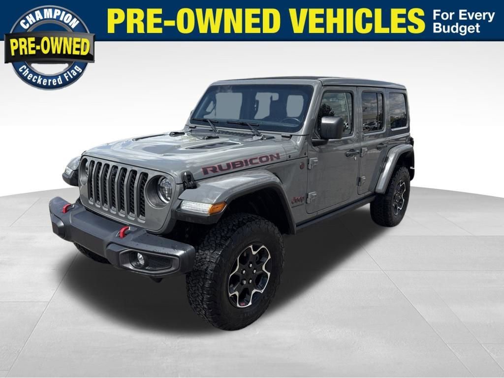 Used 2023 Jeep Wrangler Unlimited Rubicon w/ LED Lighting Group AWD/4WD image 1