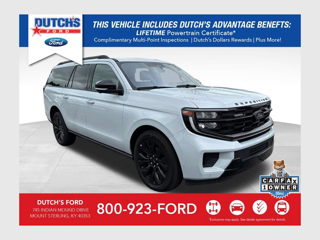 Used 2025 Ford Expedition Max Platinum w/ Stealth Appearance Package AWD/4WD 360° Tour