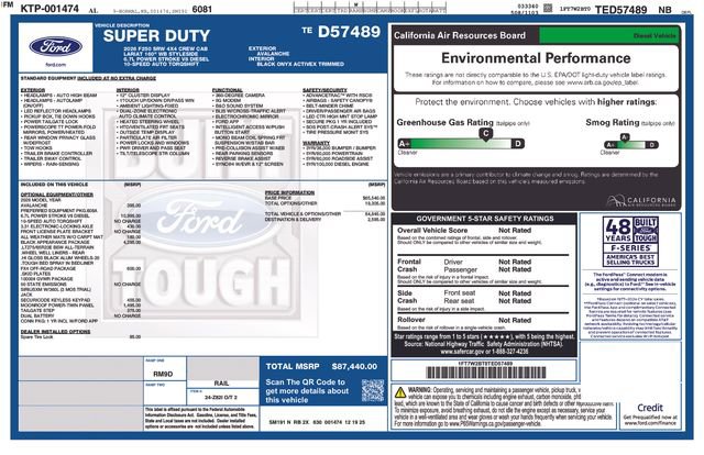 New 2026 Ford F250 Lariat w/ Black Appearance Package image 8