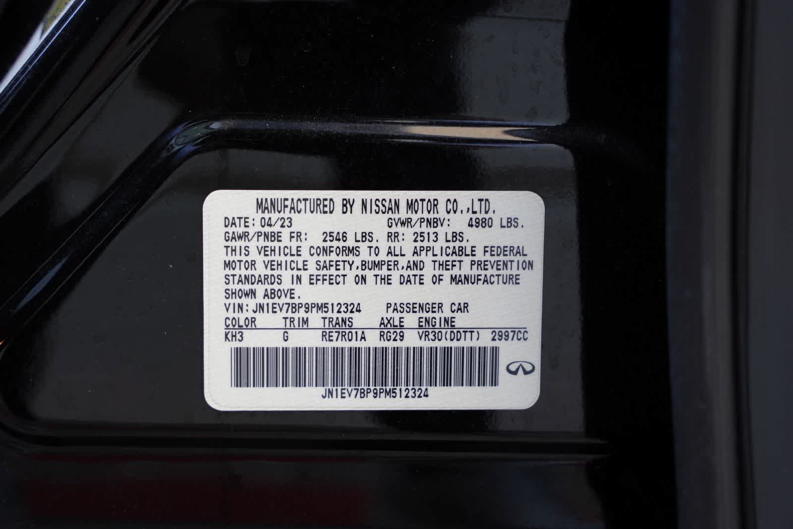 Certified 2023 INFINITI Q50 Luxe w/ Cargo Package RWD image 26