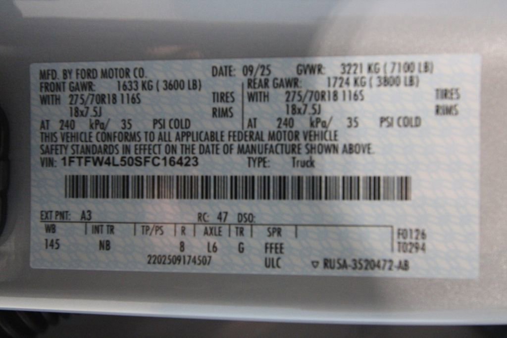 Used 2025 Ford F150 Tremor w/ Equipment Group 402A High image 50