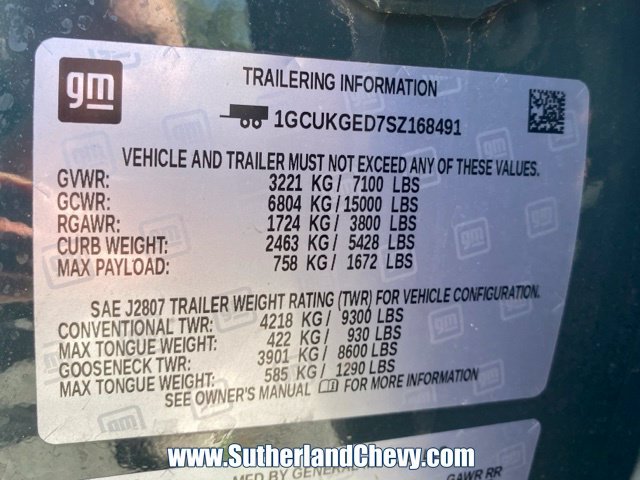 Used 2025 Chevrolet Silverado 1500 LTZ AWD/4WD image 52