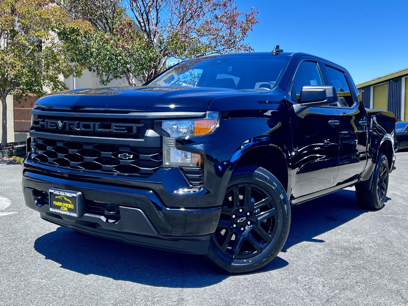 Used 2023 Chevrolet Silverado 1500 Custom w/ LPO, Dark Essentials Package RWD image 2