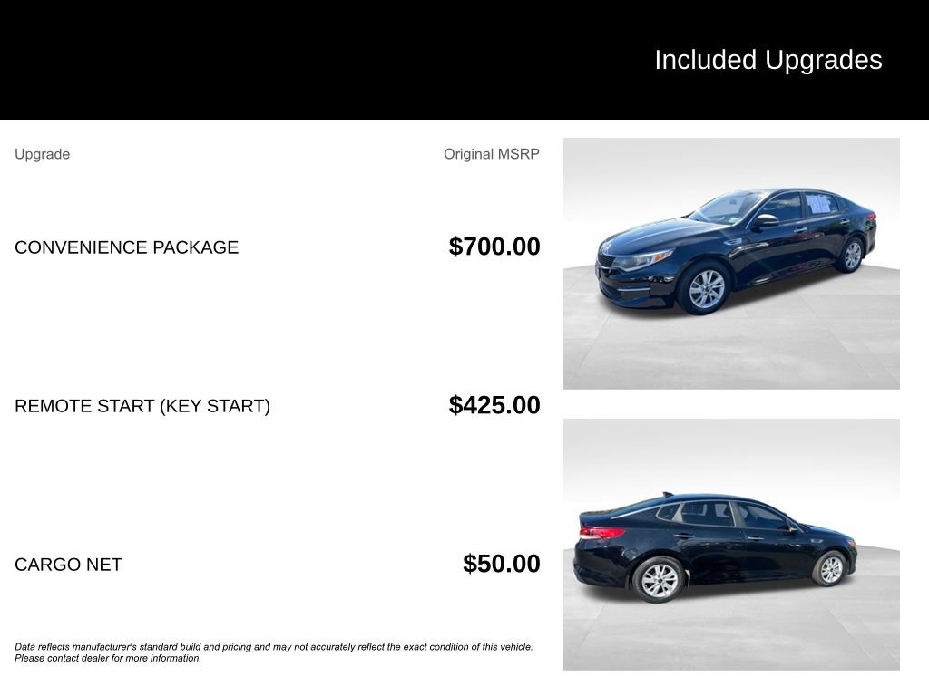 Used 2018 Kia Optima LX w/ Convenience Package FWD image 10