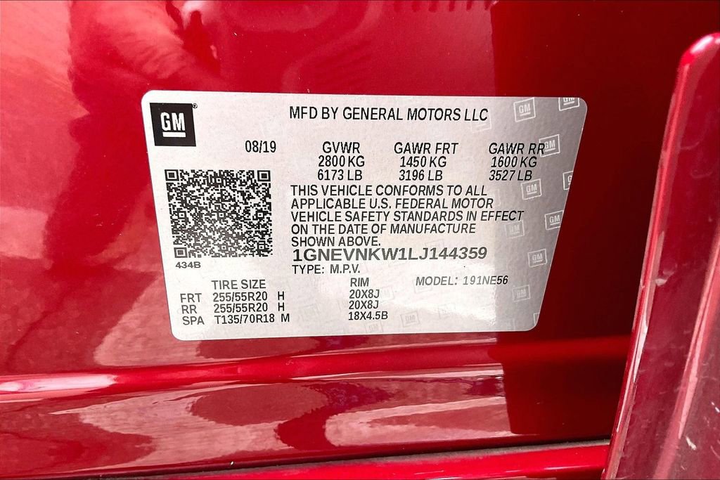 Used 2020 Chevrolet Traverse High Country w/ LPO, Floor Liner Package image 32