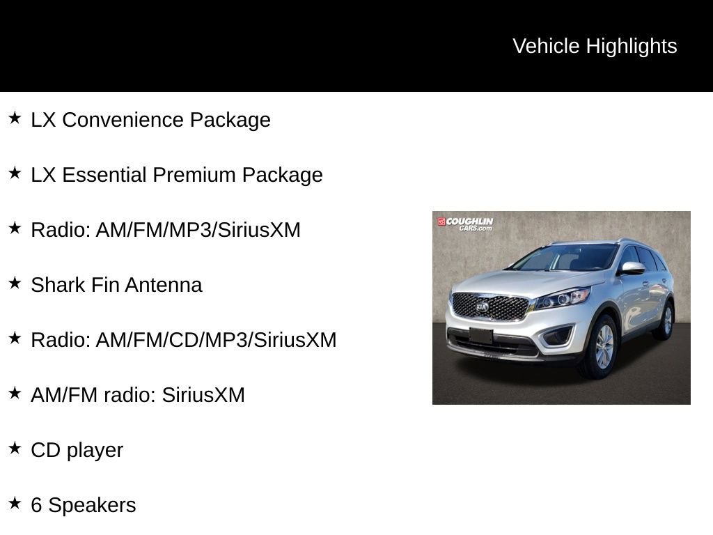 Used 2017 Kia Sorento AWD w/ LX Convenience Package image 2