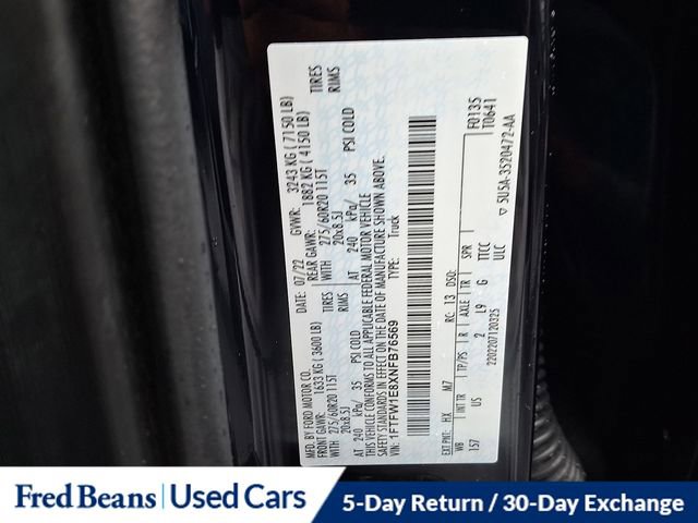 Certified 2022 Ford F150 XLT w/ Equipment Group 302A High image 26